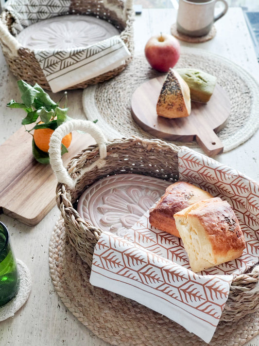 Terracotta Bread Warmer Set