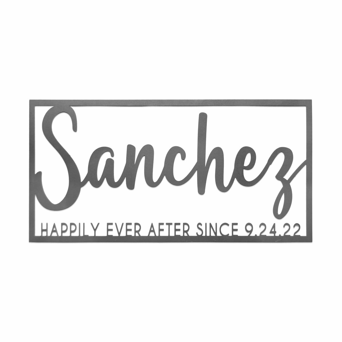 This Is Us Family Name Sign | Personalized Metal Wall Sign