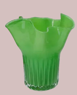 Fluted Glass Vase