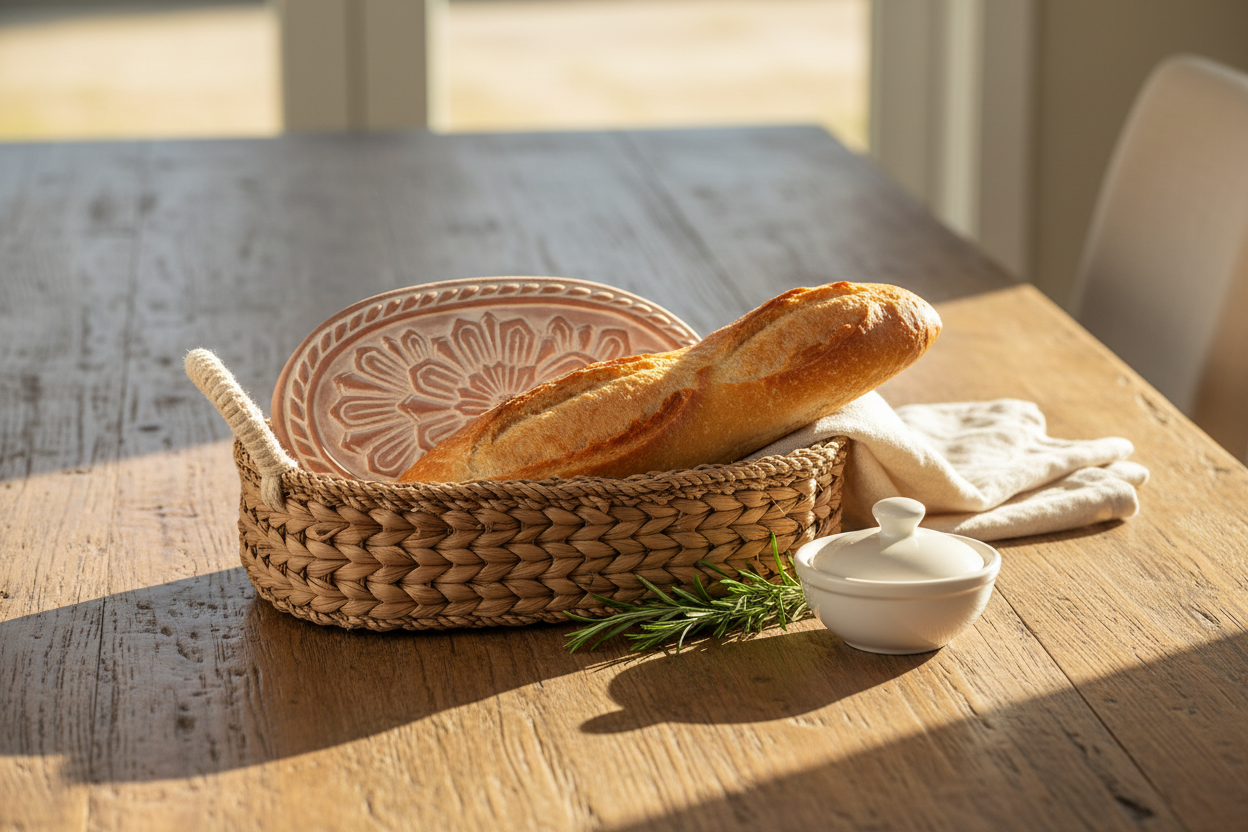 Terracotta Bread Warmer Set