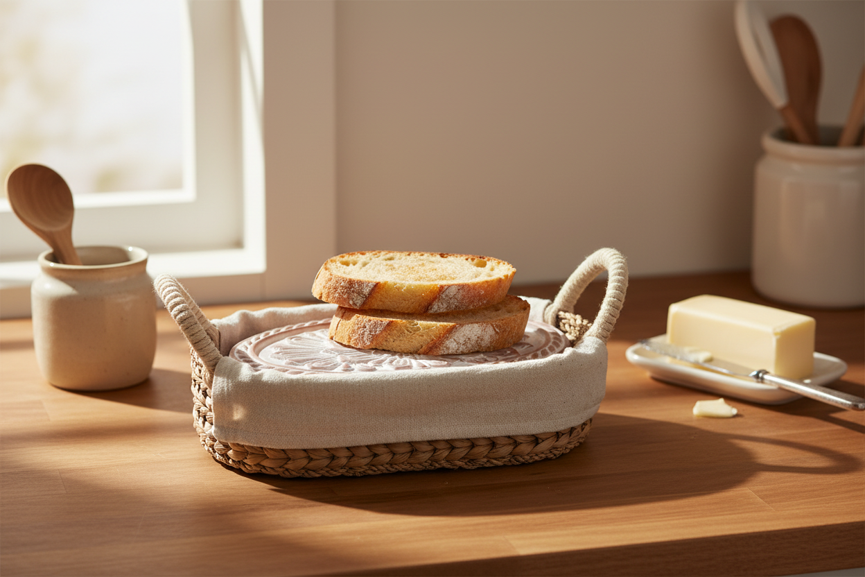 Terracotta Bread Warmer Set