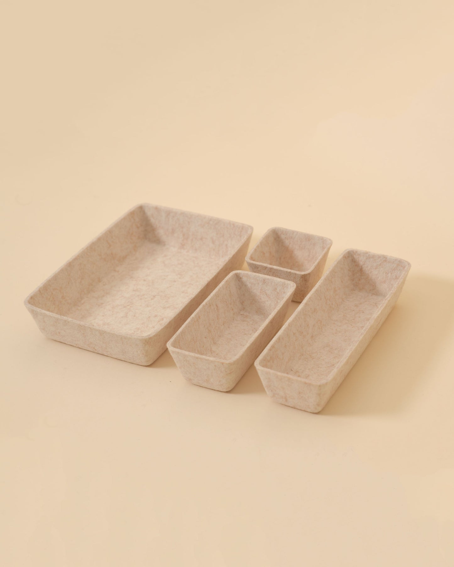 Modular Felt Drawer Organizer Set – Minimal Storage System