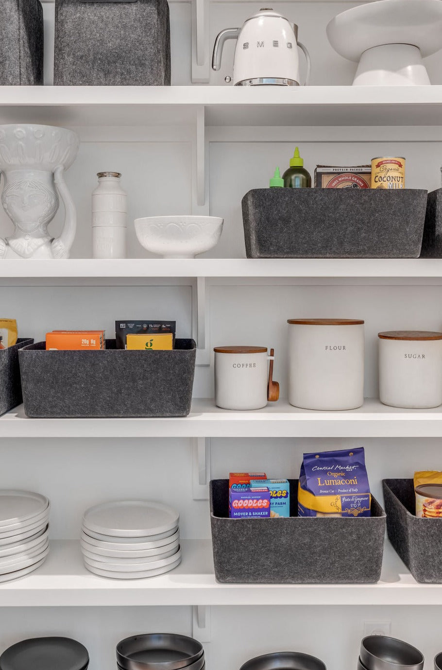 The Sculpted Bin – Large | Structured Felt Storage