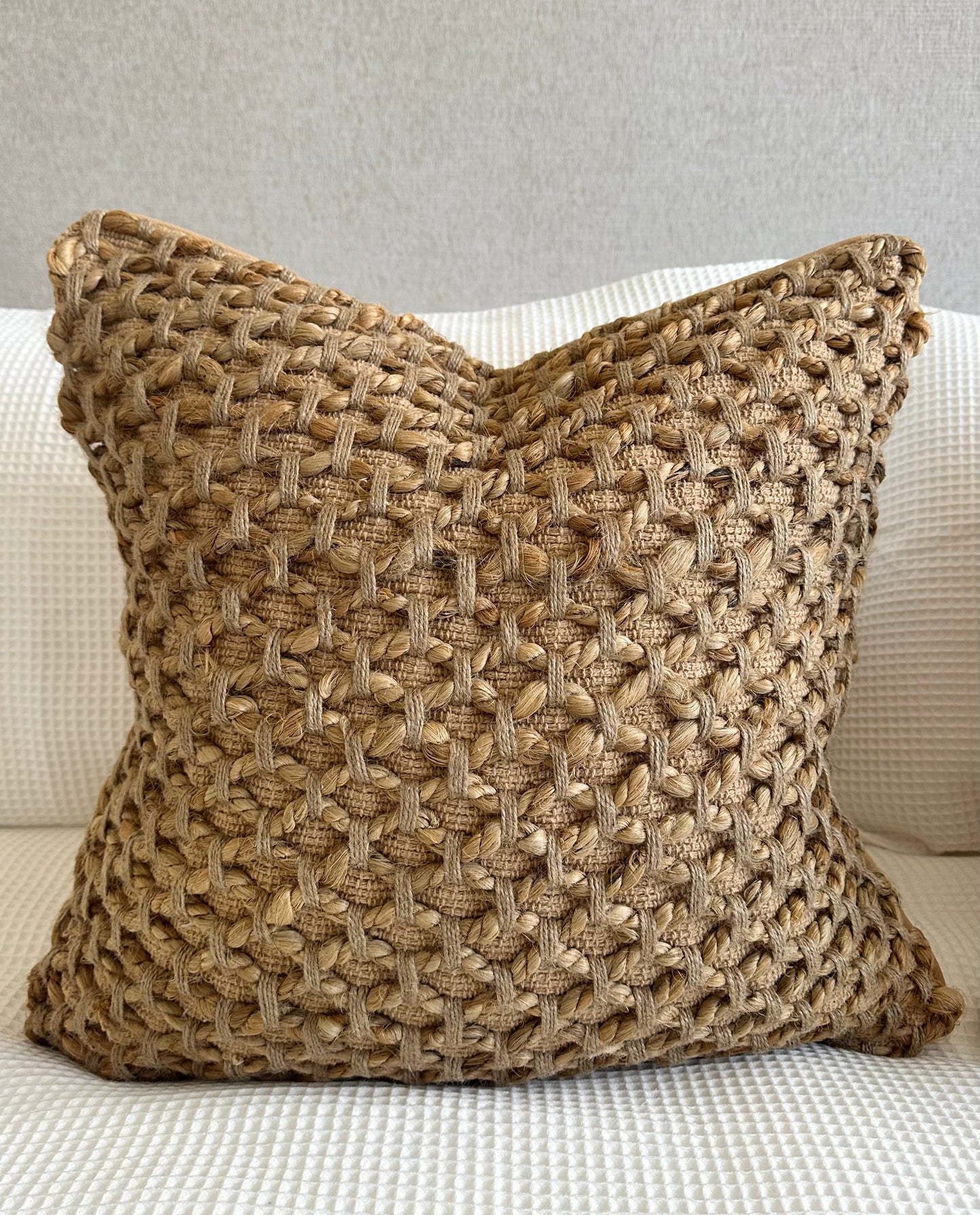 Tanah Braided Jute Pillow Cover