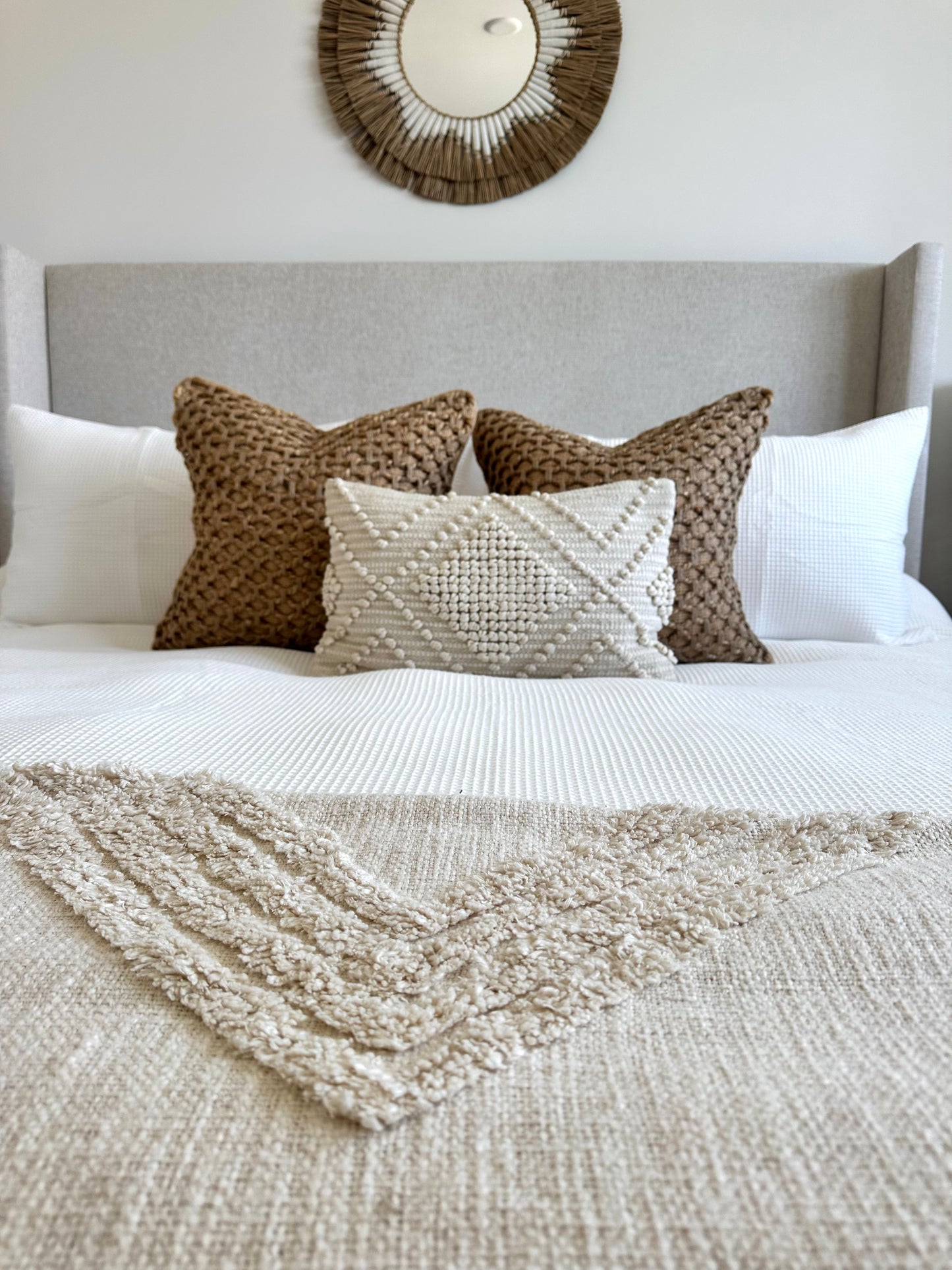 Tanah Braided Jute Pillow Cover