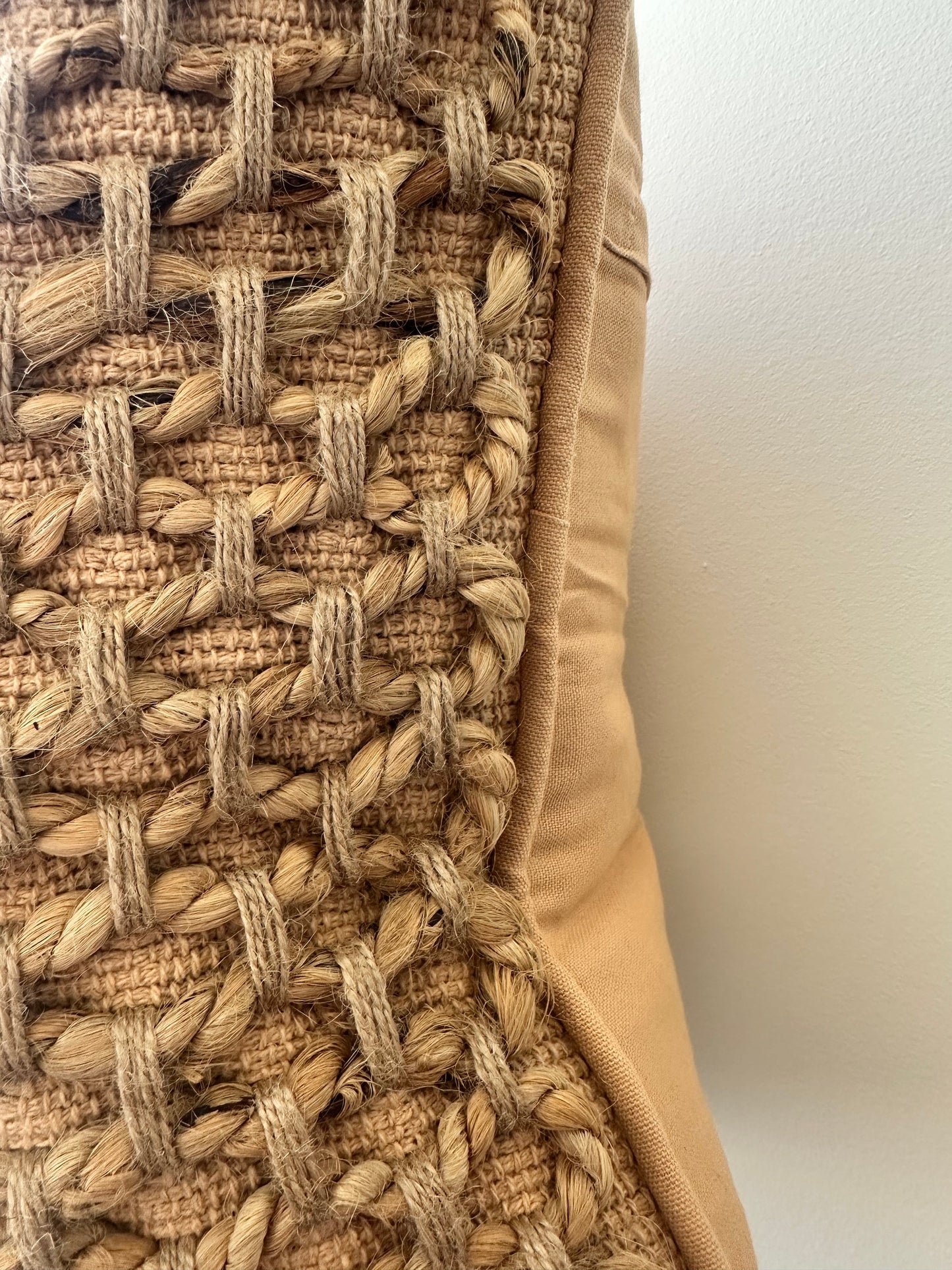 Tanah Braided Jute Pillow Cover