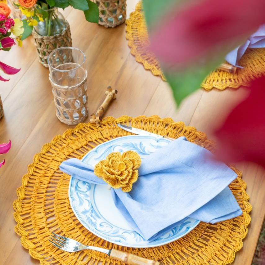 Buriti Straw Placemat | Handwoven Natural Fiber