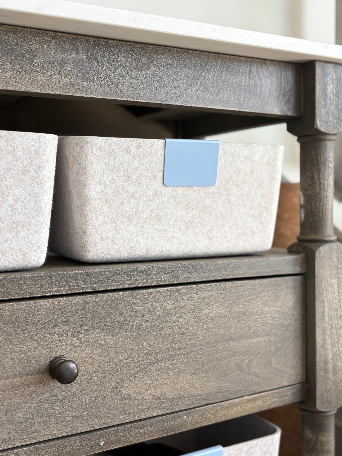 Minimal Metal Label Clip – Pantry & Storage Organizer Tag