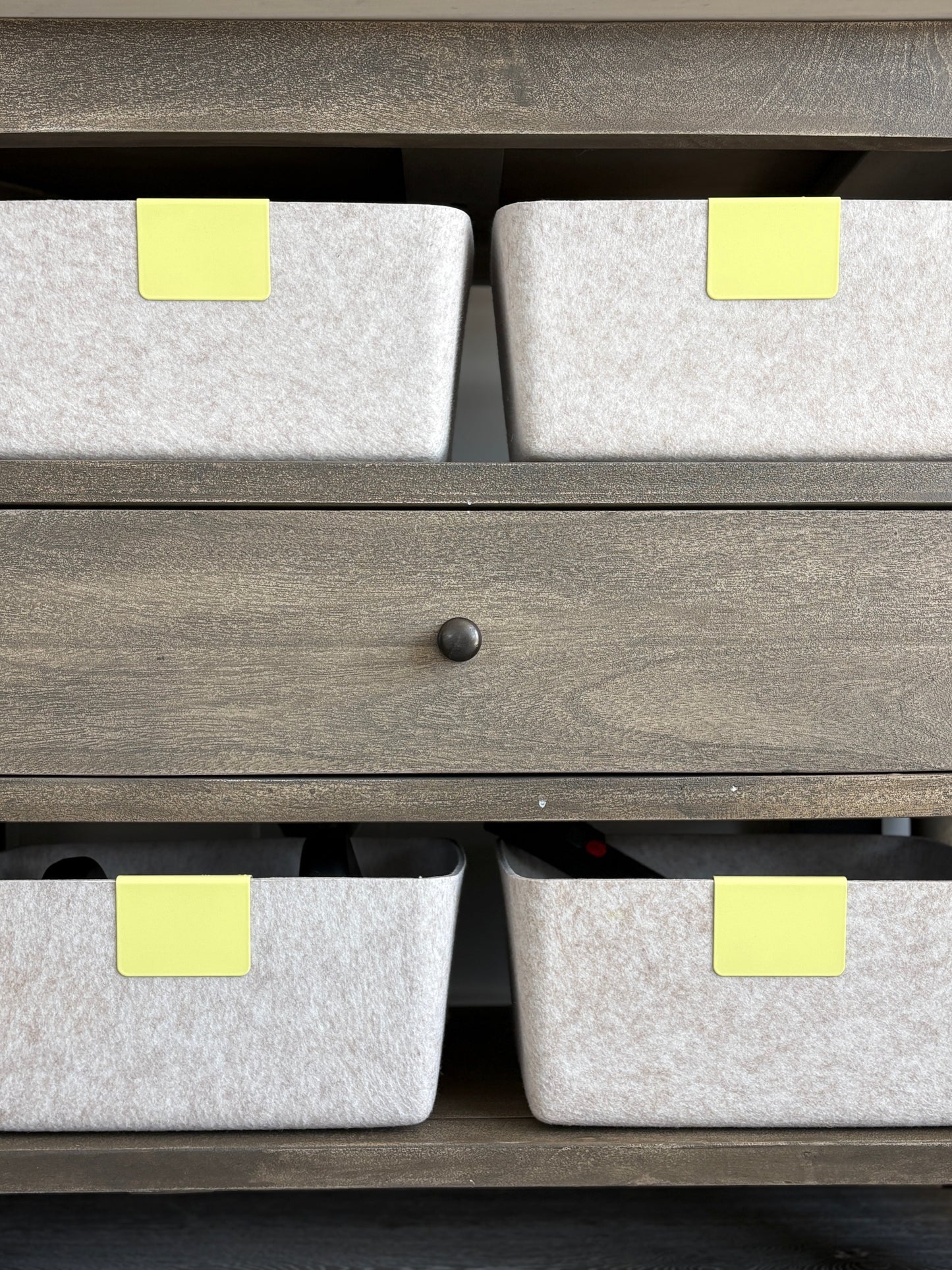 Minimal Metal Label Clip – Pantry & Storage Organizer Tag