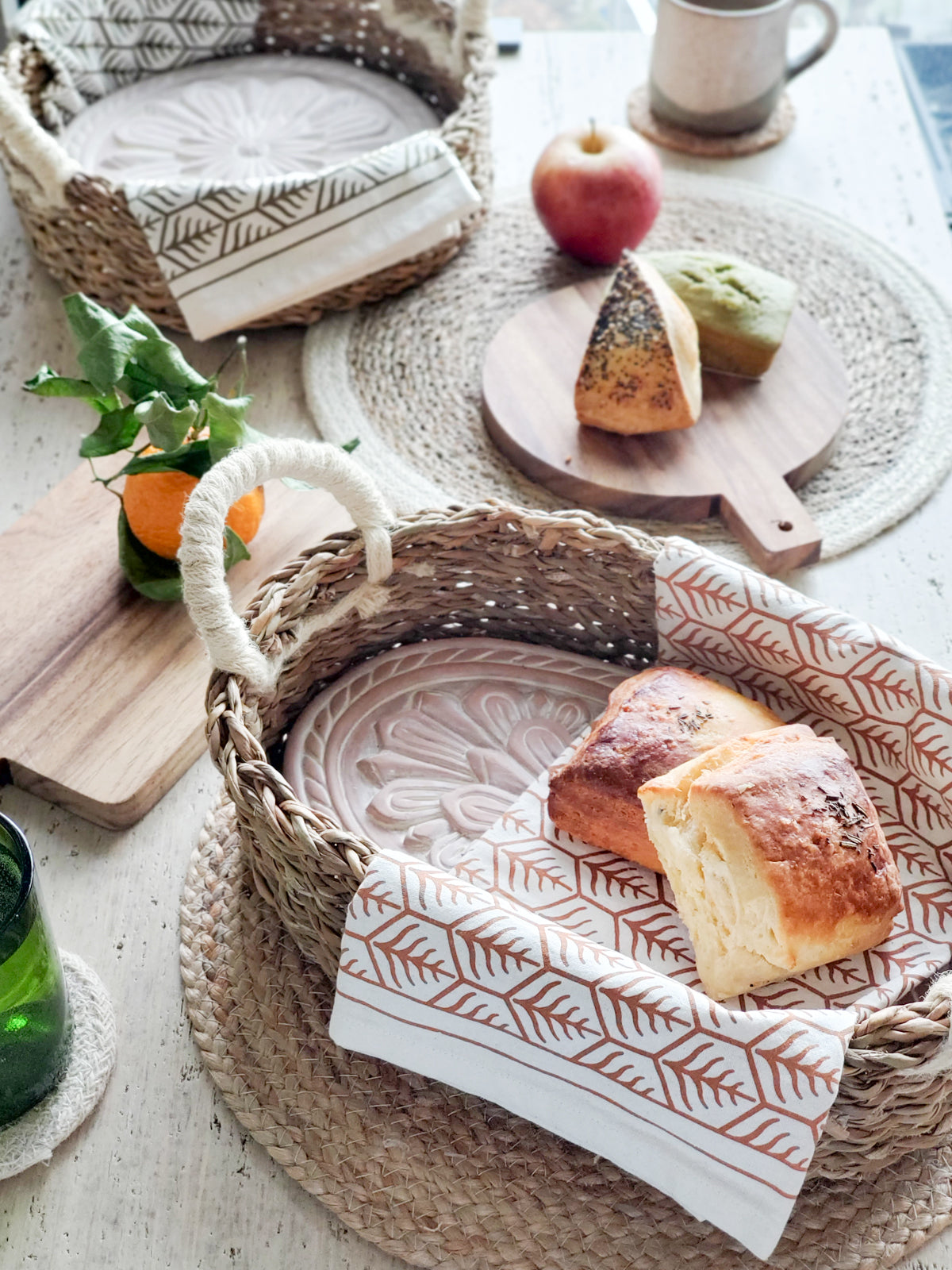 Terracotta Bread Warmer Set