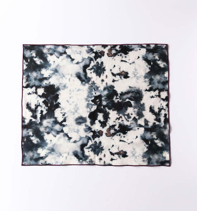 Grey Marble Linen Placemat