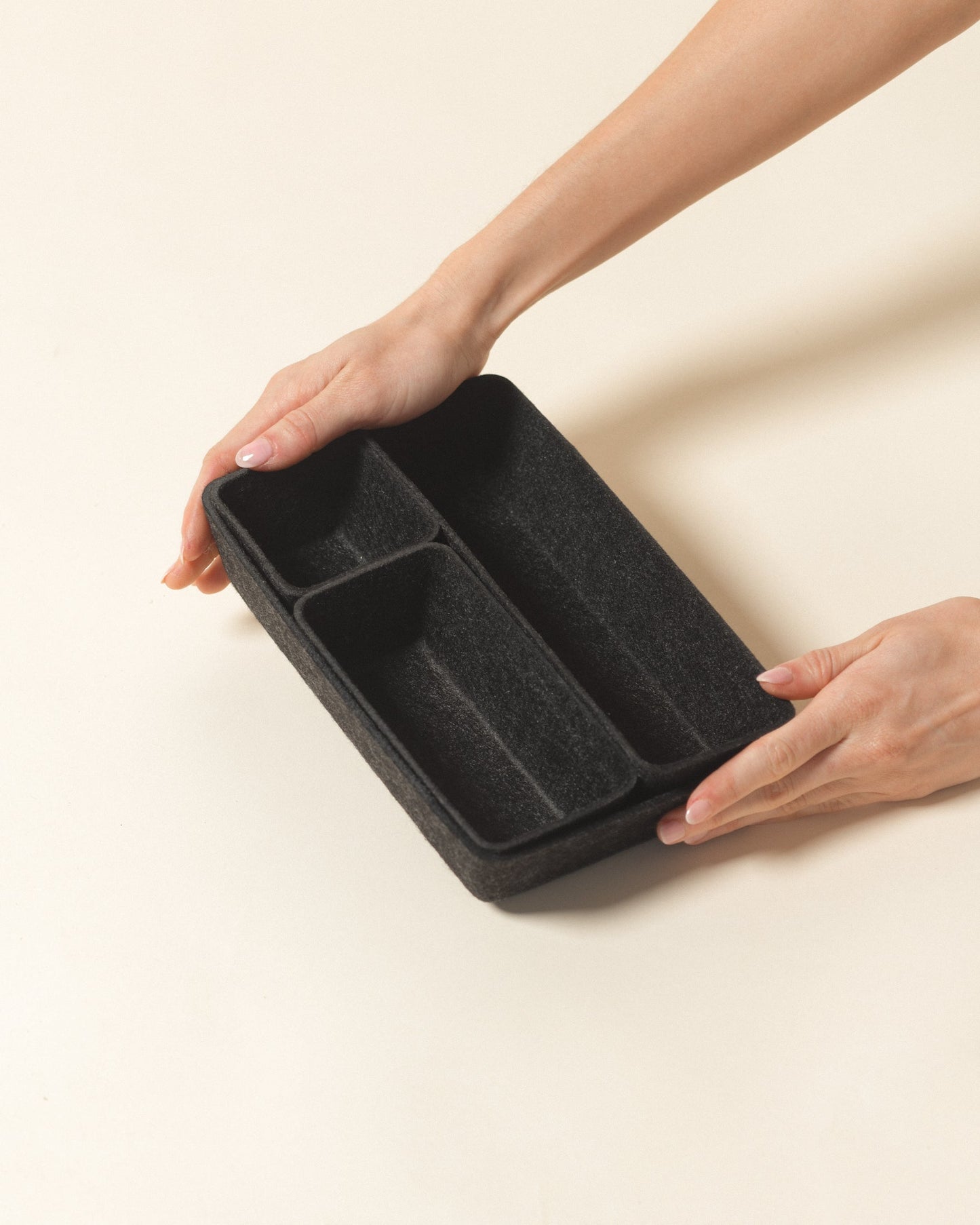 Modular Felt Drawer Organizer Set – Minimal Storage System