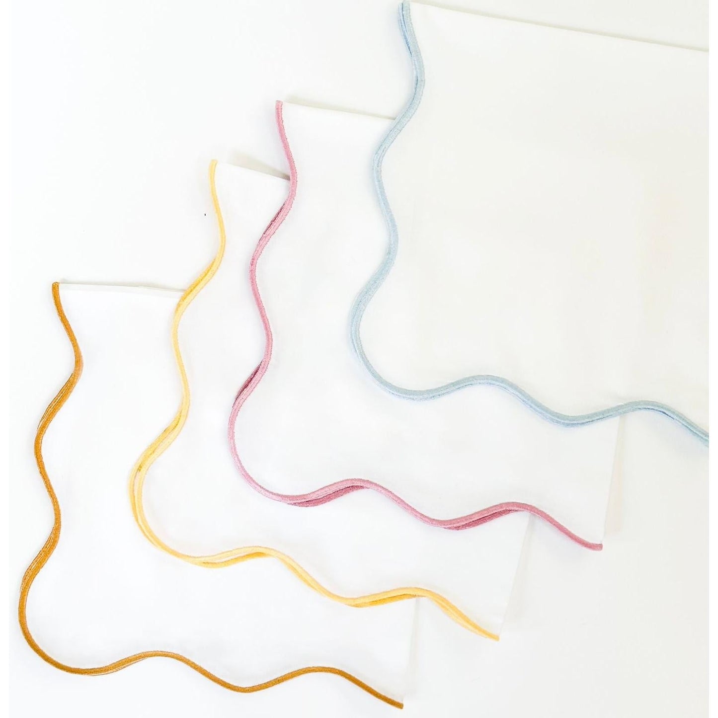 Wave Trim Cotton Napkin