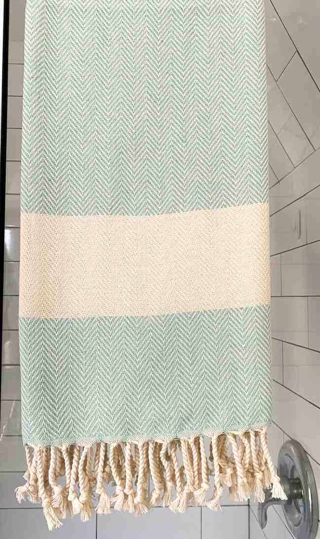 Herringbone Turkish Cotton Towel