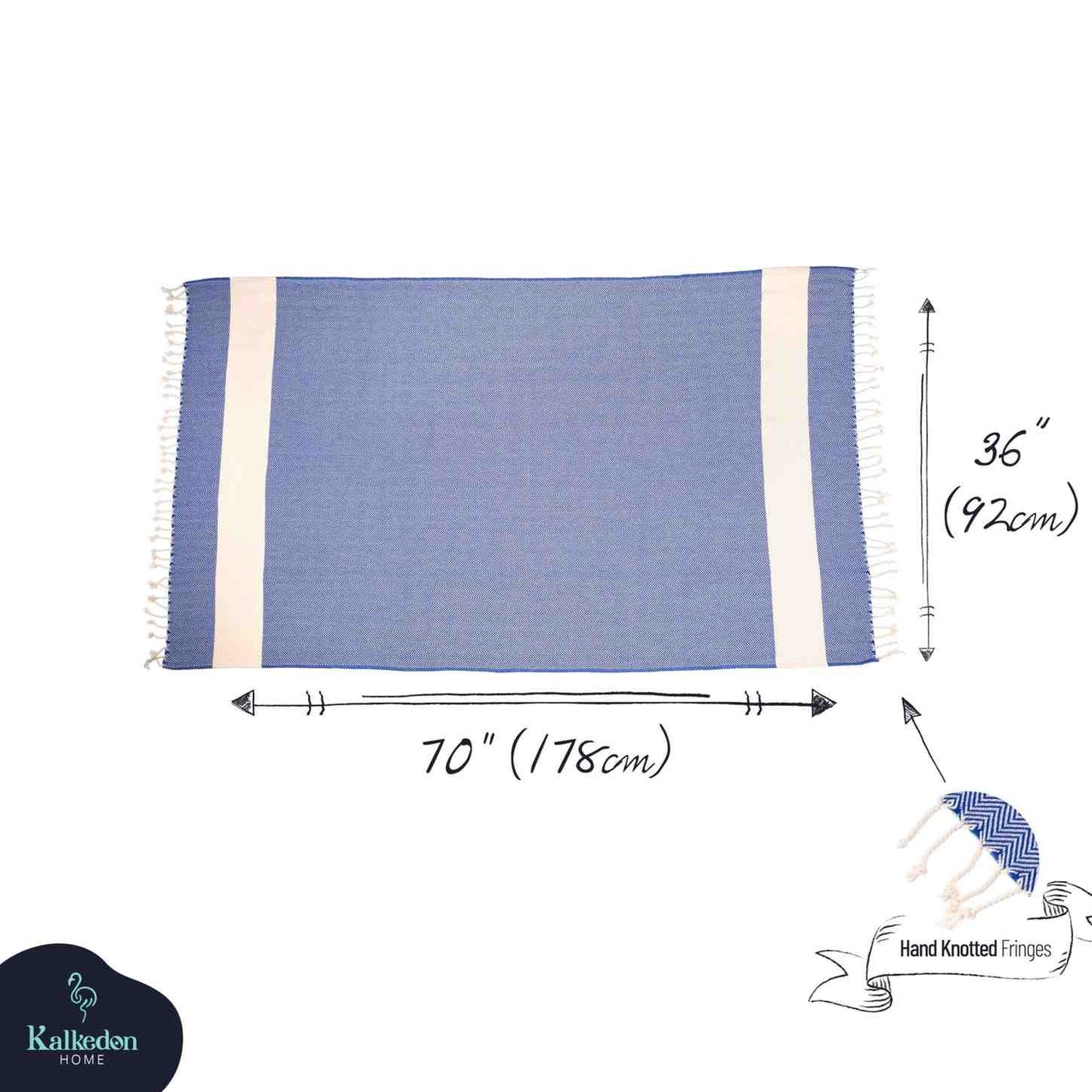 Herringbone Turkish Cotton Towel