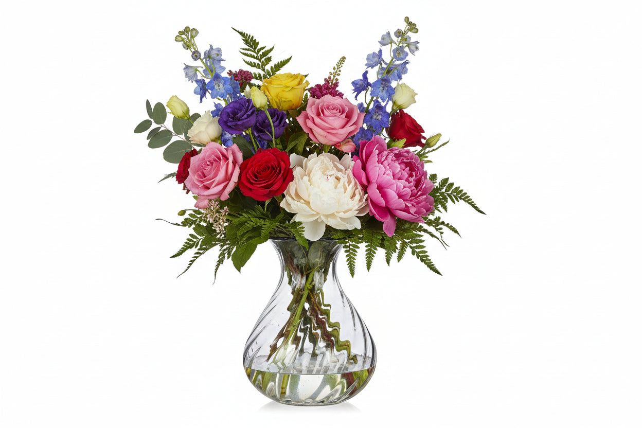 Wavy Glass Vase