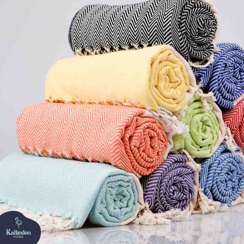 Herringbone Turkish Cotton Towel