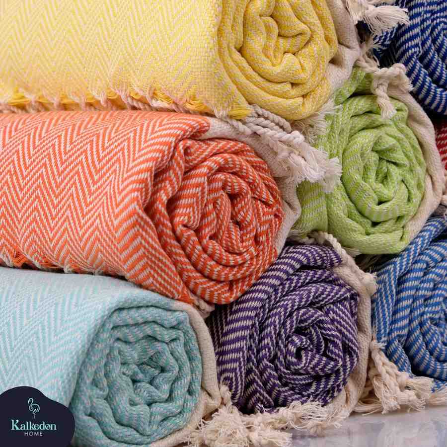 Herringbone Turkish Cotton Towel