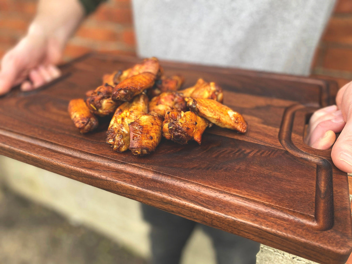 Reversible Cutting Board with Handles, 18 x 12