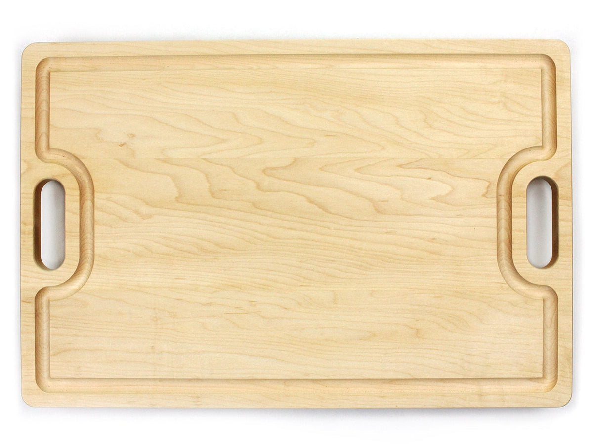 Reversible Cutting Board with Handles, 18 x 12