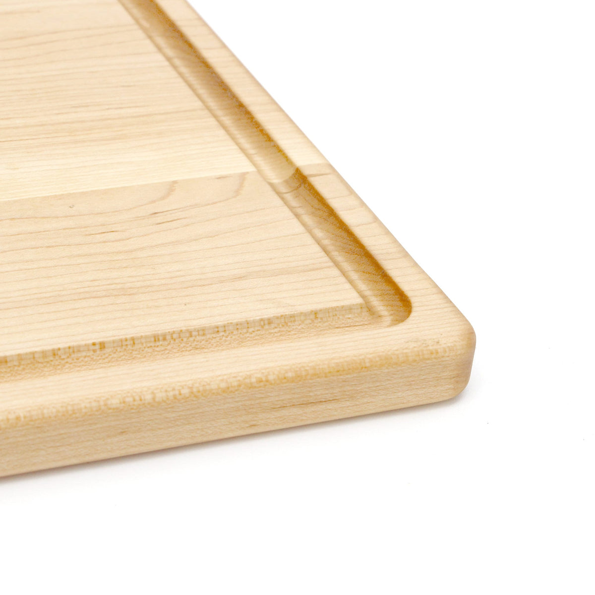 Large Wood Cutting Board with Juice Groove, 18 x 12