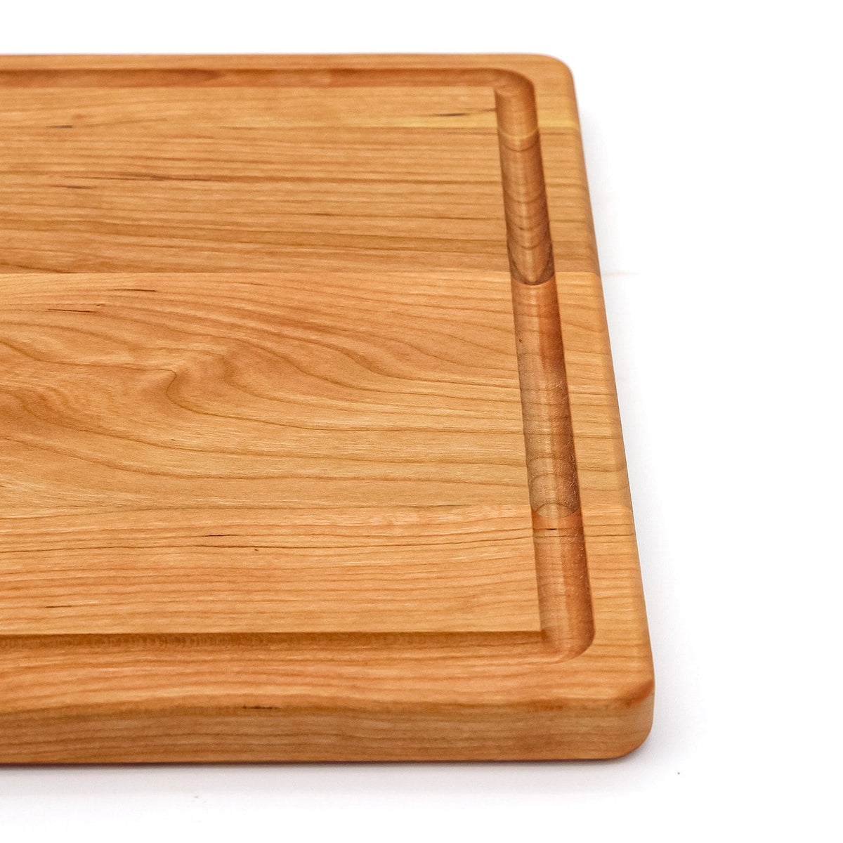 Large Wood Cutting Board with Juice Groove, 18 x 12