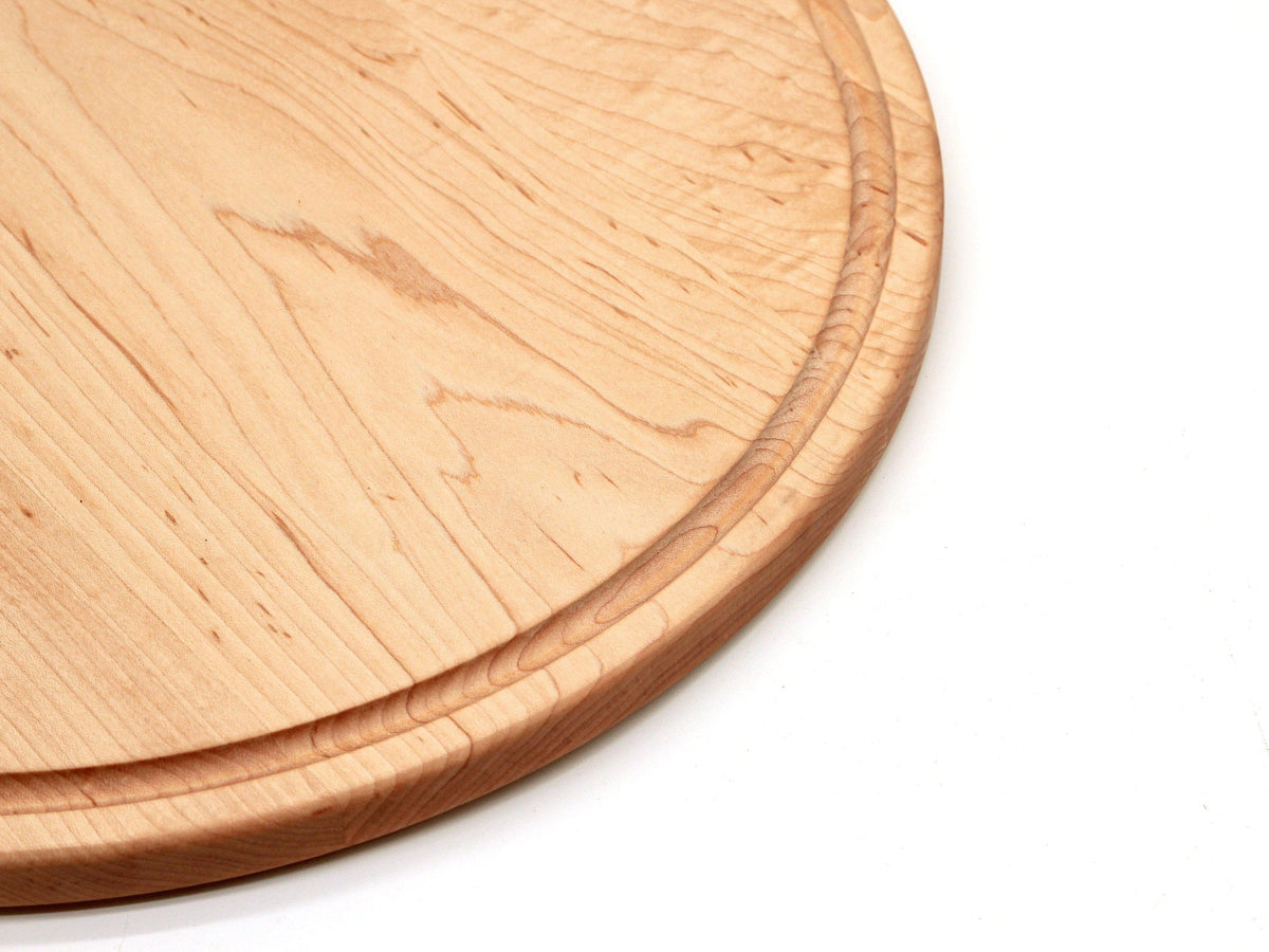 Round Cheese Board, 18 inch Walnut or Maple