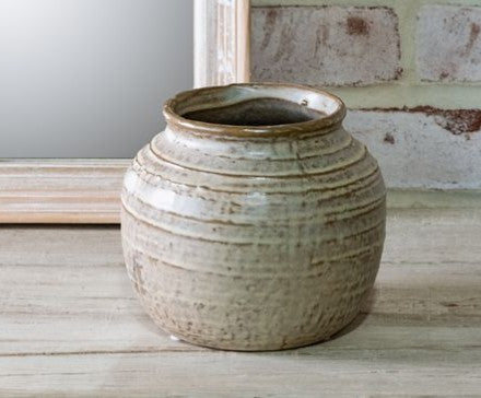Milky Beige Ceramic Vase
