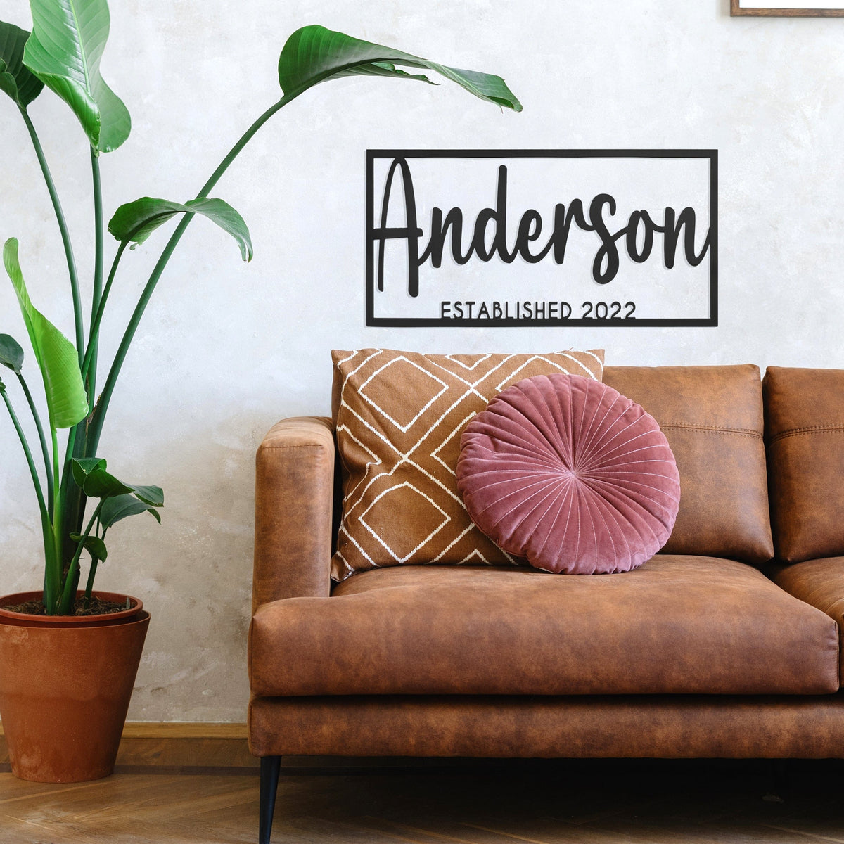 This Is Us Family Name Sign | Personalized Metal Wall Sign