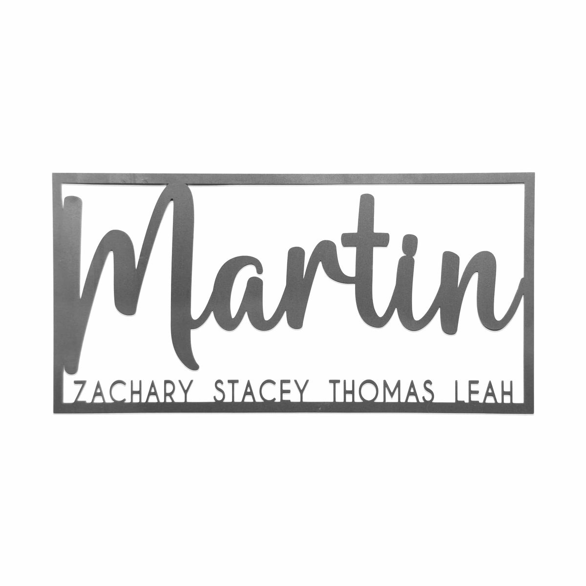 This Is Us Family Name Sign | Personalized Metal Wall Sign