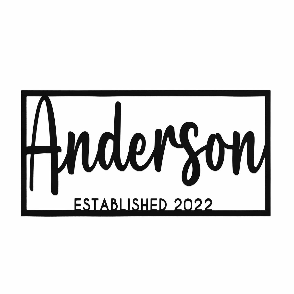 This Is Us Family Name Sign | Personalized Metal Wall Sign