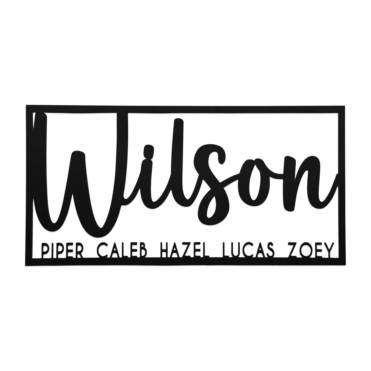 This Is Us Family Name Sign | Personalized Metal Wall Sign