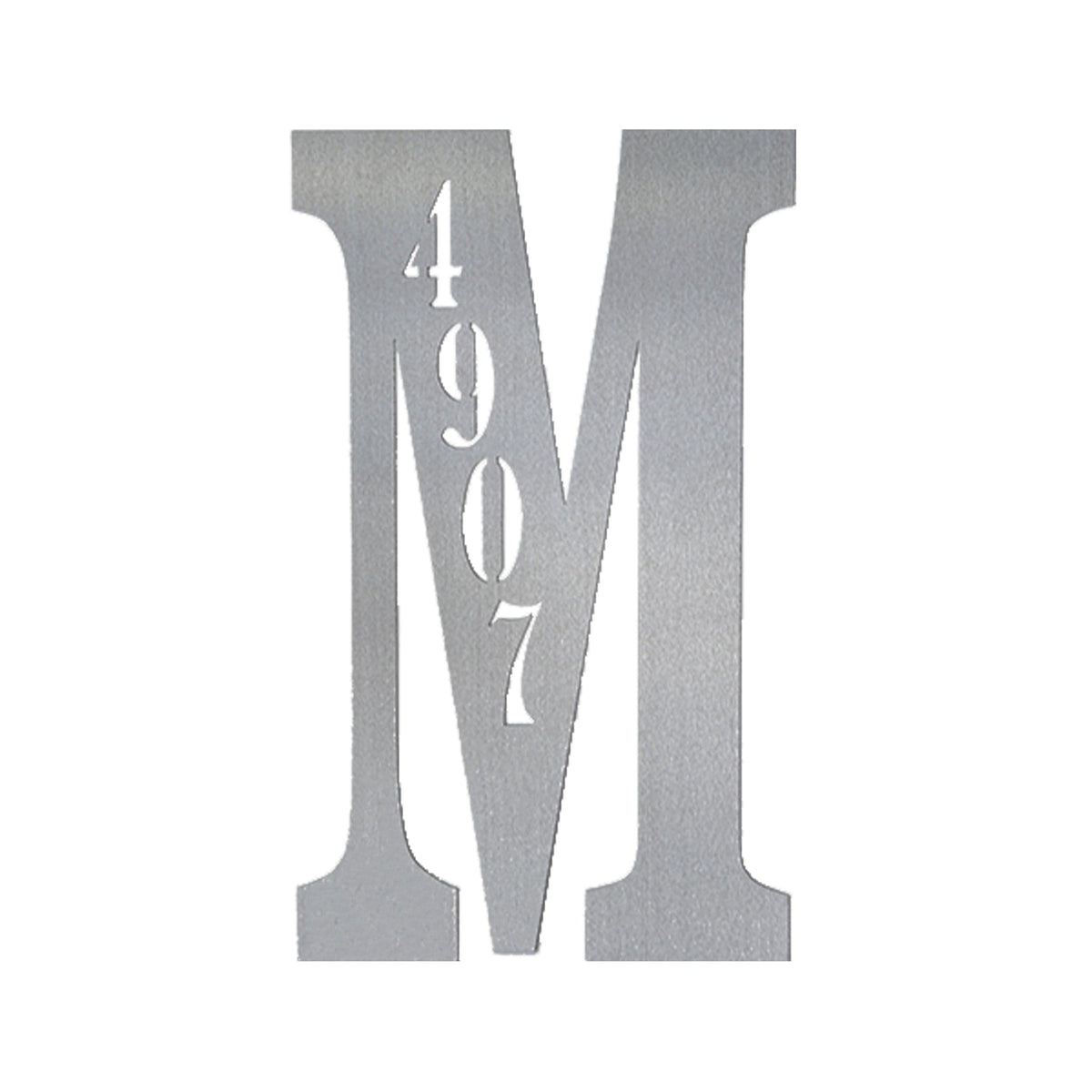 Letter Address Plaque | Personalized Monogram House Numbers