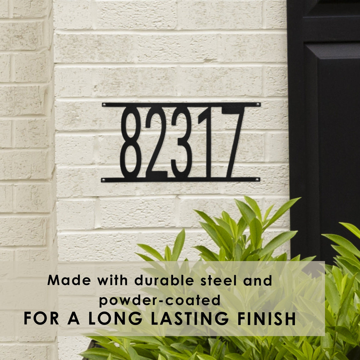 Simple Address Plaque | Minimal Laser-Cut House Numbers