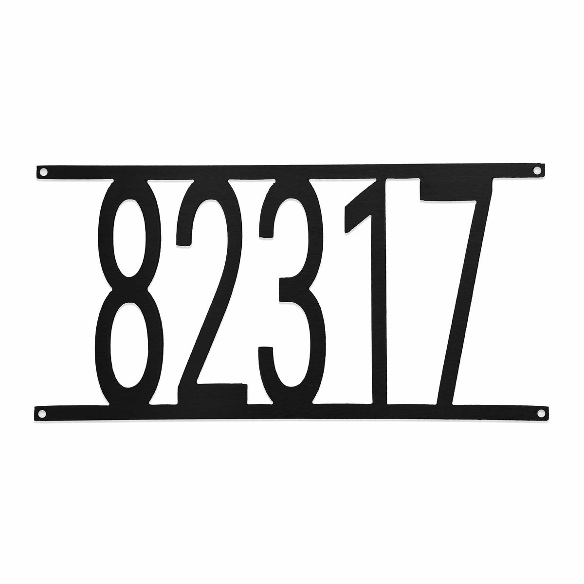 Simple Address Plaque | Minimal Laser-Cut House Numbers