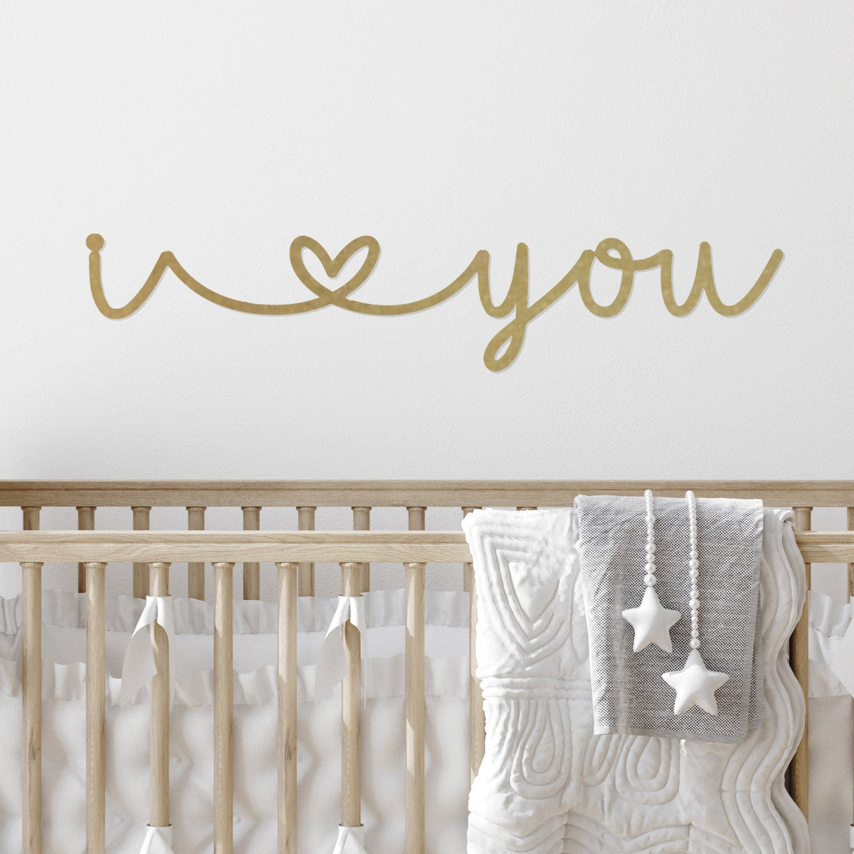 I Heart You Couples Name Sign | Personalized Metal Wall Art